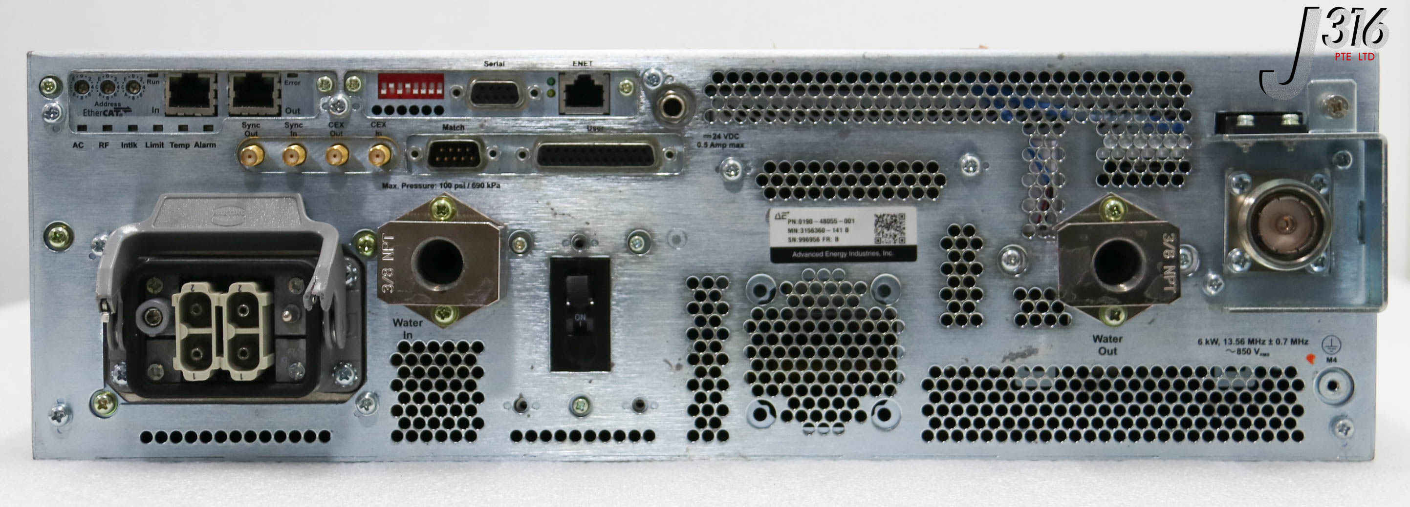 三 34463 ADVANCED ENERGY RF GEN, HF PARAMOUNT 6013, AMAT 0190-48055